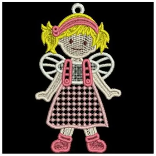 Seasonal Sale FSL Fairy Girl Embroidery Design