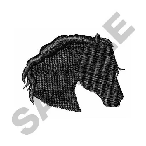 Affordable Small Horse Head Embroidery Design