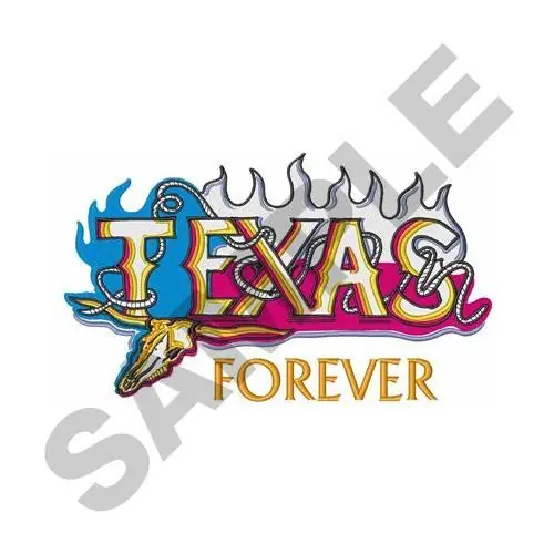 Texas Forever Embroidery Design Special Offer