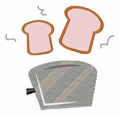 Popping Toast Embroidery Design Big Sale