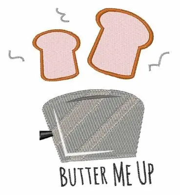 Butter Me Up Embroidery Design Affordable
