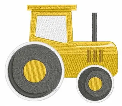Yellow Tractor Embroidery Design Editor’s Pick