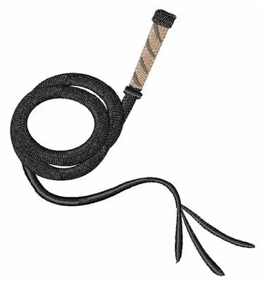 High Quality Coiled Whip Embroidery Design