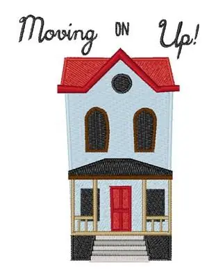 Movin On Up Embroidery Design Direct From Factory