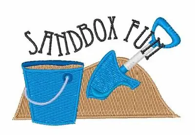 Express Delivery Sandbox Fun Embroidery Design