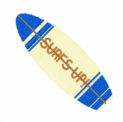Genuine Surfs Up! Embroidery Design