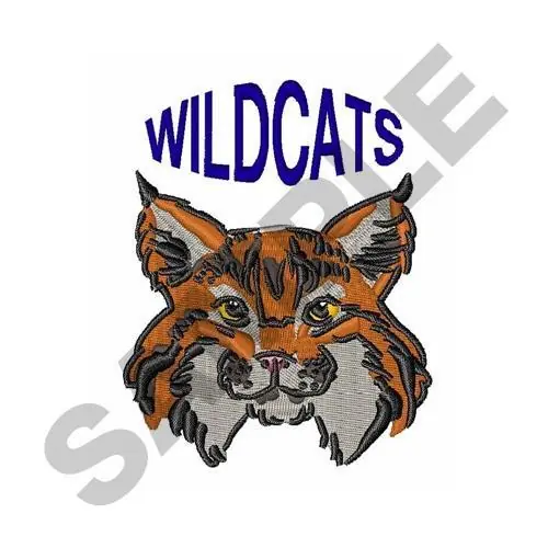 Direct From Factory Wildcats Embroidery Design