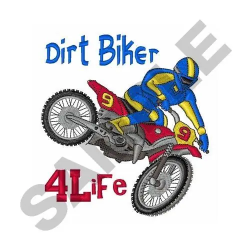 Biker 4 Life Embroidery Design Factory Price