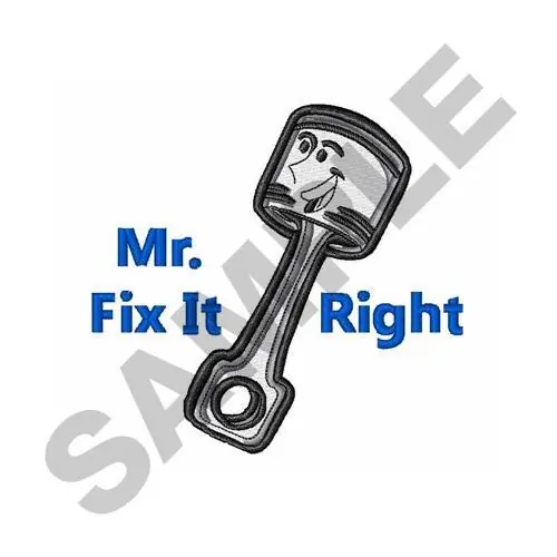 Mr Fix It Embroidery Design Budget