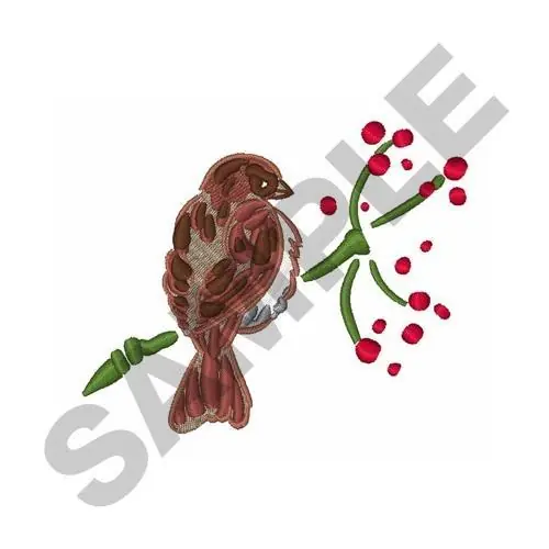 Sparrow Embroidery Design Seasonal Sale