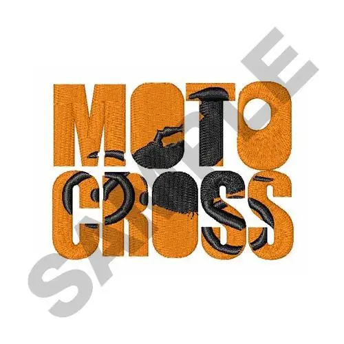 Order Now Motocross Embroidery Design