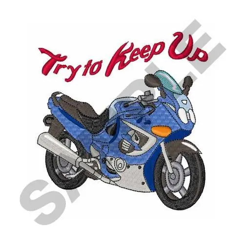 Keep Up Embroidery Design Sale