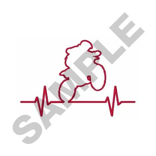 Direct From Manufacturer Motocross Heartbeat Embroidery Design