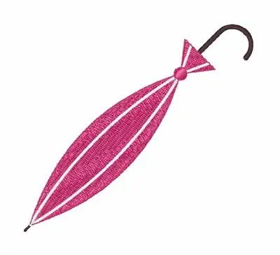 Limited Edition Closed Umbrella Embroidery Design