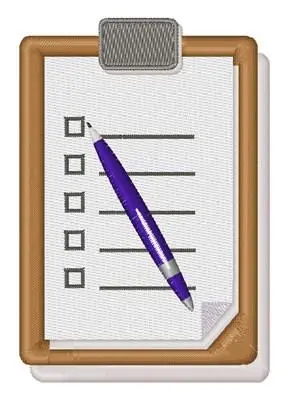 Discount To Do List Embroidery Design