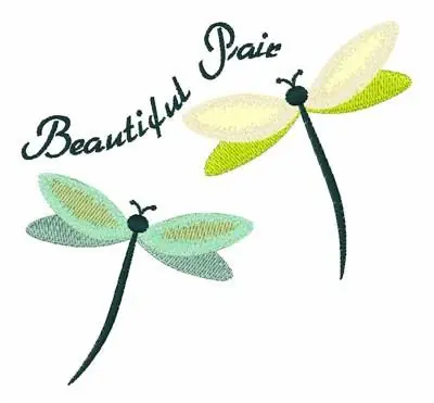 Certified Beautiful Pair Embroidery Design