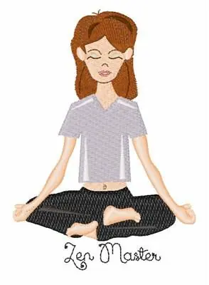 One Day Deal Zen Master Embroidery Design