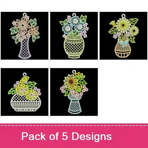 FSL Floral 2 Embroidery design pack by Ace Points, Embroidery Packs on EmbroideryDesigns.com Worldwide Shipping