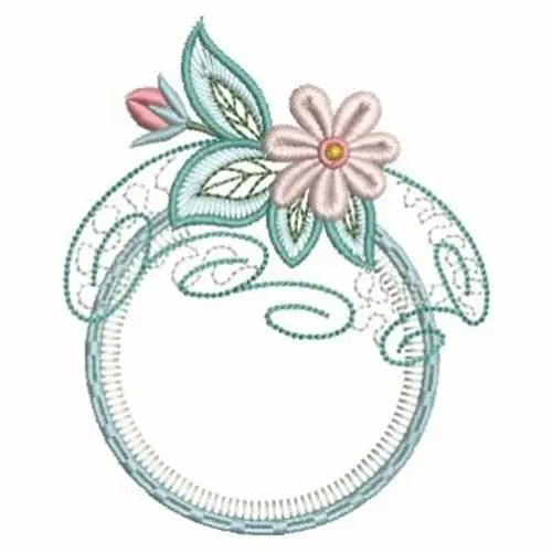 Mega Sale Heirloom Daisy Swirl Embroidery Design