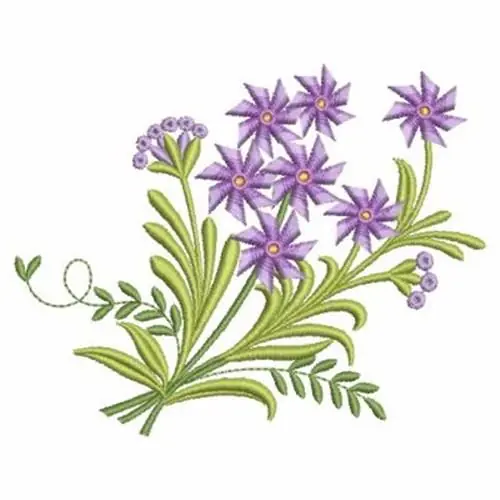 Bouquet Embroidery Design Price Drop