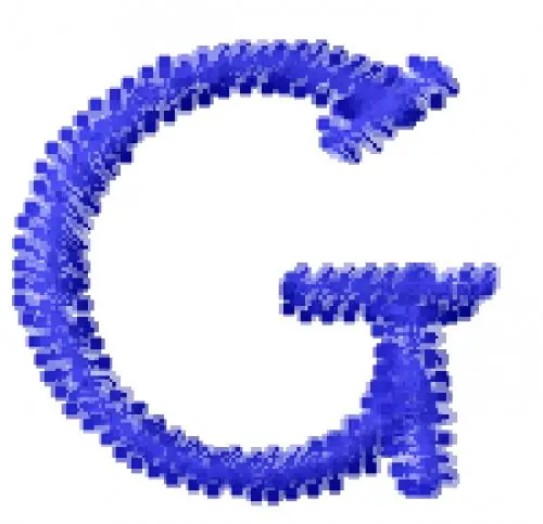 Loop Font G Embroidery Design Warranty Included