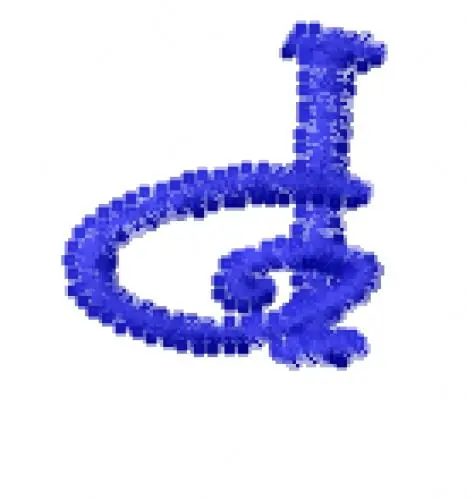 Loop Font d Embroidery Design Crafted