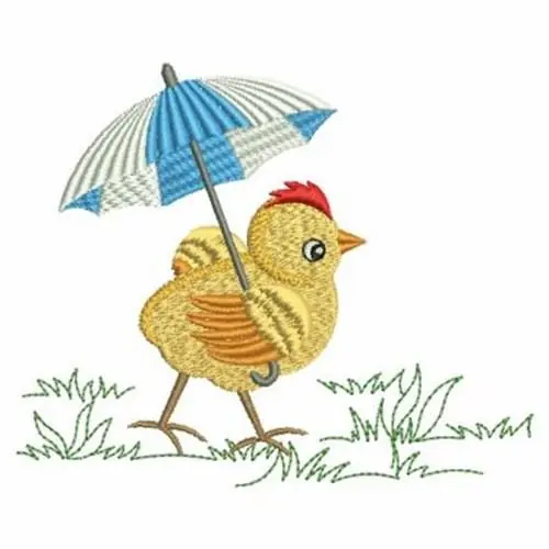 Special Discount Umbrella Chickie Embroidery Design