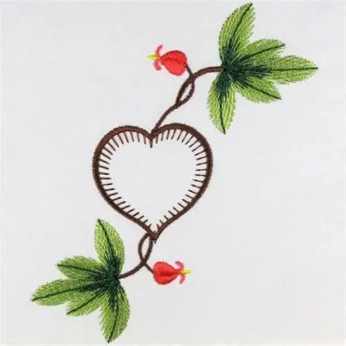 Bleeding Heart Border Embroidery Design Limited Time
