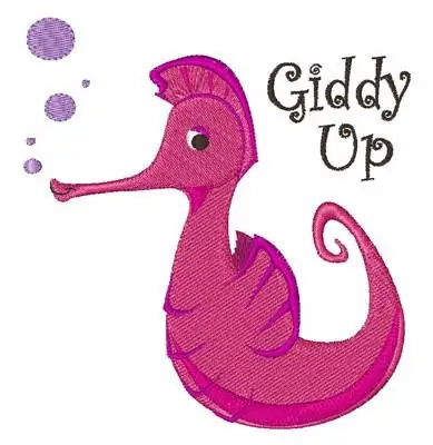 Giddy Up Embroidery Design Wholesale