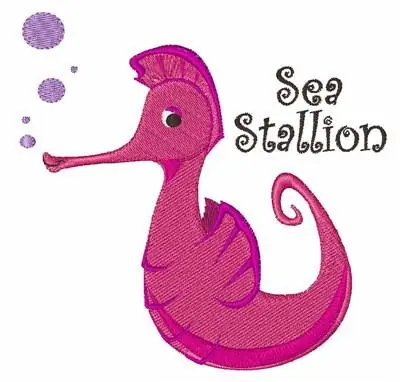Sea Stallion Embroidery Design Exclusive Offer
