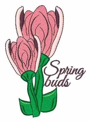 Holiday Sale Spring Buds Embroidery Design