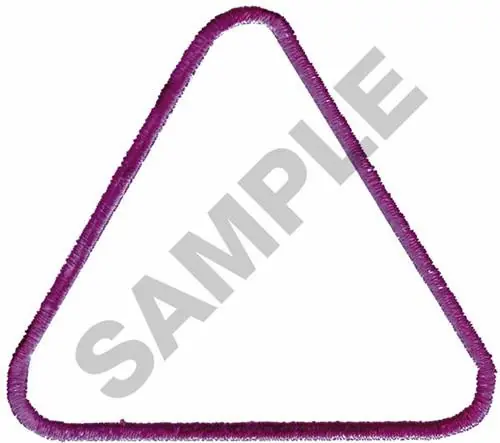 TRIANGLE 033 Embroidery Design Certified