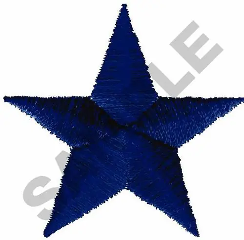 STAR 045 Embroidery Design Save Now
