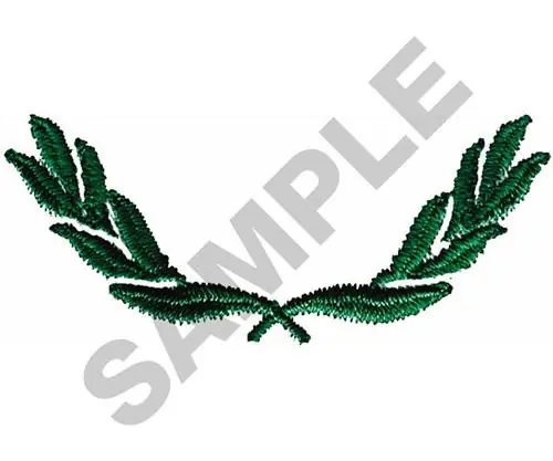 Time-Limited LAUREL WREATH 055 Embroidery Design