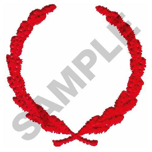 LAUREL WREATH 067 Embroidery Design Professional Grade