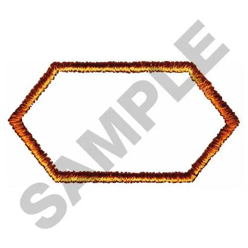 Fast Shipping HEXAGON 077 Embroidery Design