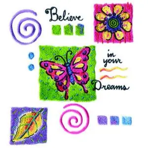 High Quality Believe Embroidery Design