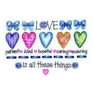 Sale Love Embroidery Design