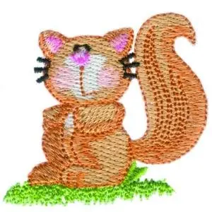 Cute Squirrel Embroidery Design Deal