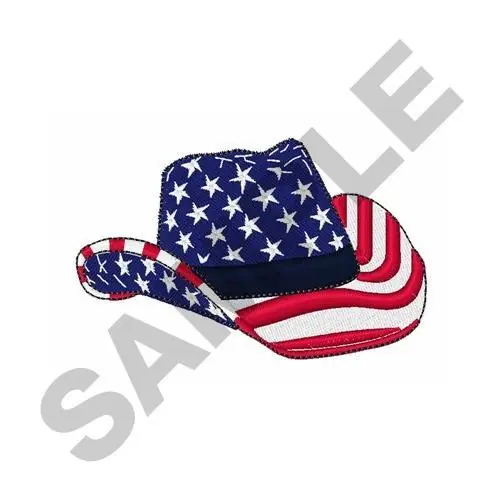 American Cowboy Hat Embroidery Design Best Price