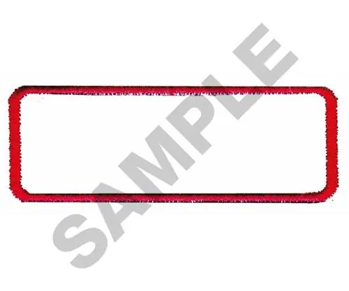 Clearance RECTANGLE 102 Embroidery Design
