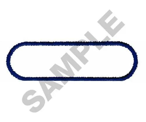OVAL 107 Embroidery Design Time-Limited