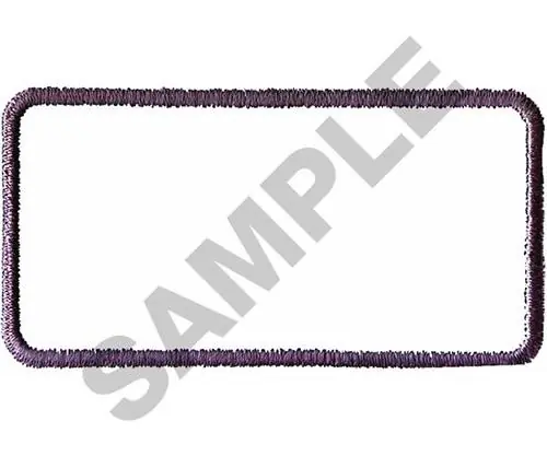 Fan Favorite RECTANGLE 114 Embroidery Design