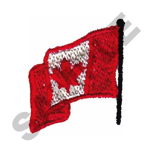 Get Yours CANADIAN FLAG Embroidery Design
