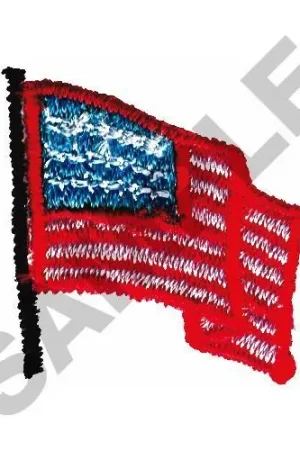 AMERICAN FLAG 119 SM Embroidery Design Trusted Brand