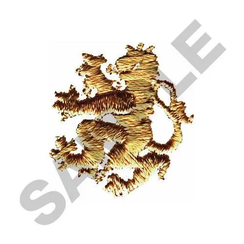 Special Discount LION RAMPANT 124 Embroidery Design