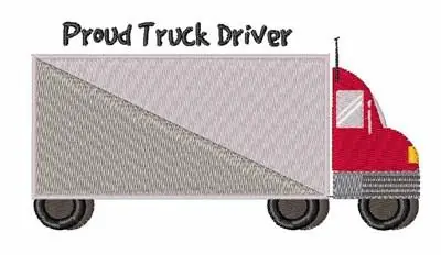 Proud Truck Driver Embroidery Design Special Discount