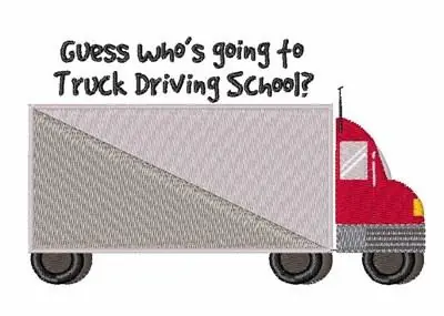 Driving School Embroidery Design Viral