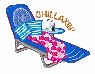 Top Rated Chillaxin Embroidery Design