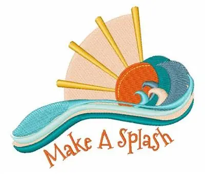 Editor’s Pick Make a Splash Embroidery Design